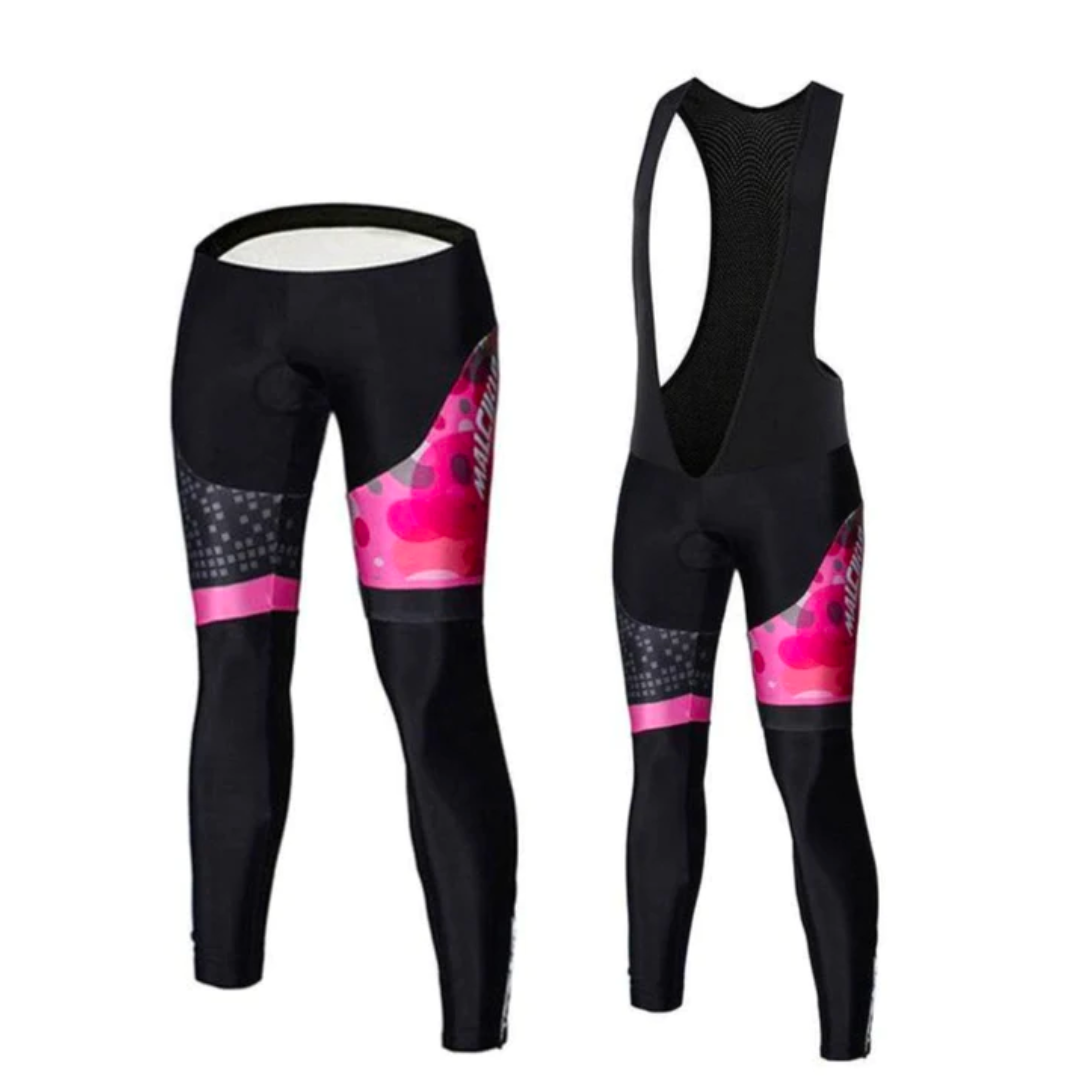 Calça Bretelle de Ciclismo Feminina com Gel