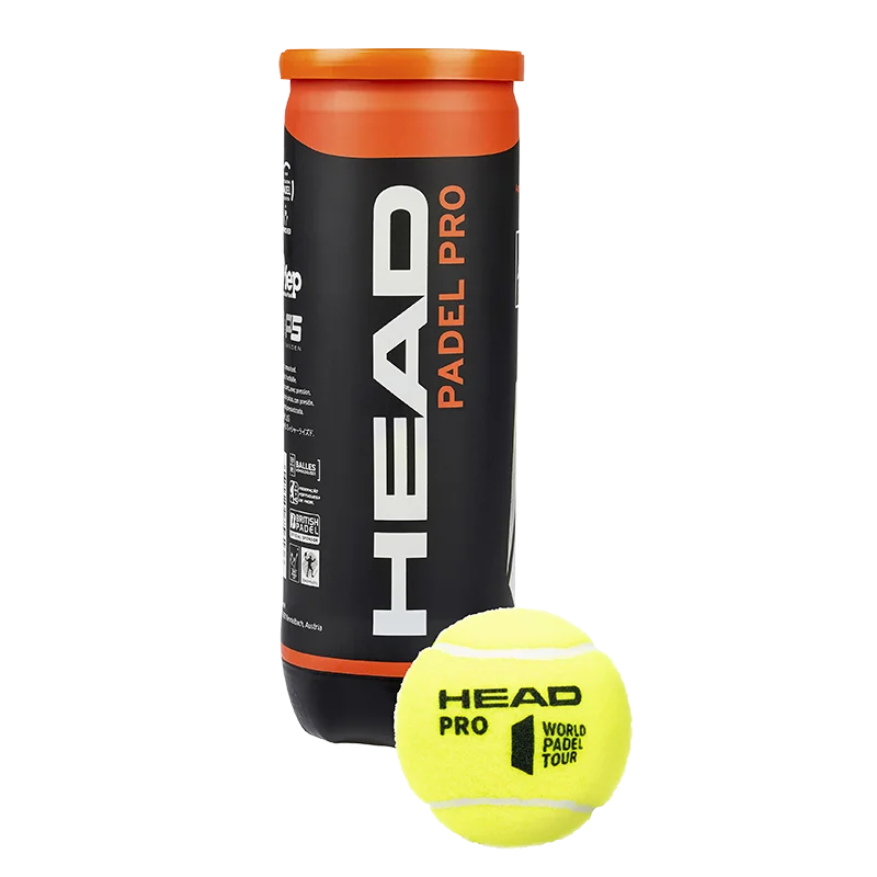 Kit Bola Head Padel Performance Tubo 3 Unidades Head Padel Pro