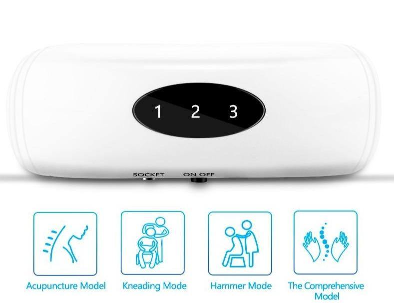 Massageador Elétrico para o Pescoço Controle com 6 Modos