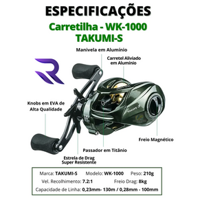Carretilha Titanic Pro WK-1000