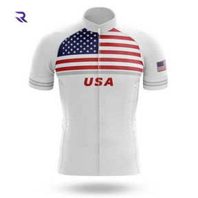 Camisa de Ciclismo Masculina dos Estados Unidos - EUA Ciclismo USA3