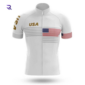 Camisa de Ciclismo Masculina dos Estados Unidos - EUA Ciclismo USA2