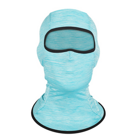 Máscara Balaclava de Ciclismo Anti-Suor Proteção UPF50+ Azul