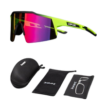 Óculos de Ciclismo & Corrida UV400 Slide Kapvoe Verde