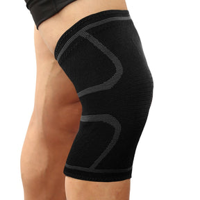Par Joelheiras de Compressão Esportiva Ultraboost Preto 2 unidades