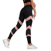 Legging Feminina Sport Fitness Preto c/ Rosa