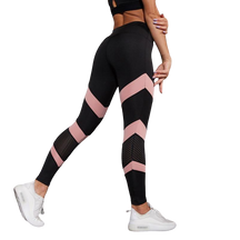 Legging Feminina Sport Fitness Preto c/ Rosa