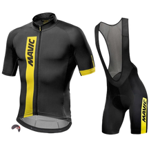 Conjunto Camisa e Bretelle de Ciclismo Mavic MTB Preto
