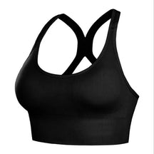 Top Fitness Esportivo Acolchoado Workout Preto