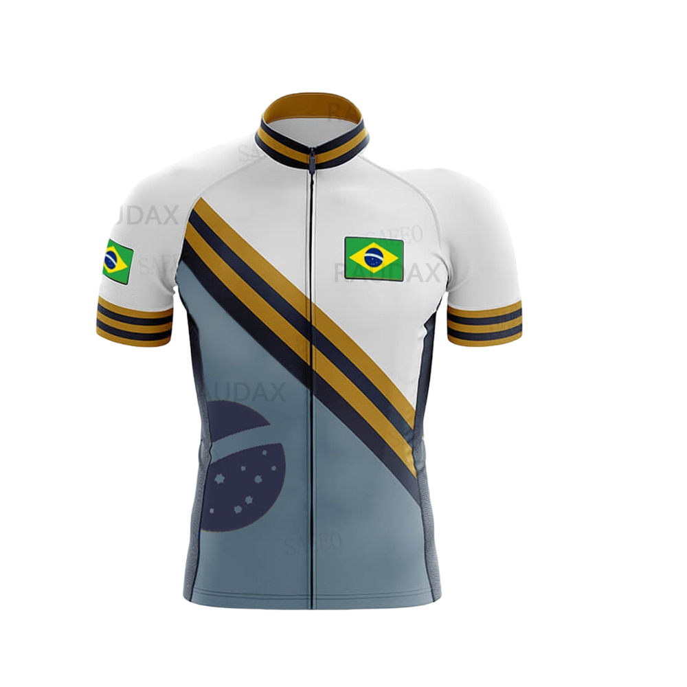 Camisa de Ciclismo Masculina do Brasil - BR Ciclismo BR3