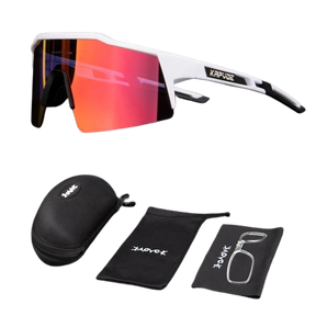 Óculos de Ciclismo & Corrida UV400 Slide Kapvoe Branco