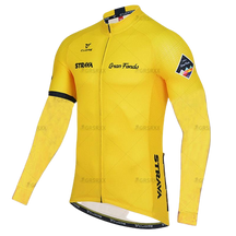 Blusa de Ciclismo Strava Anti-UV Amarelo