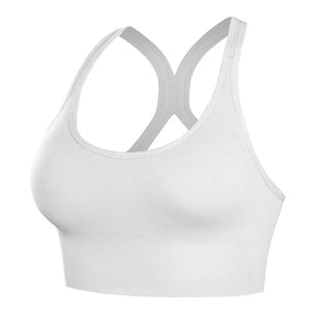 Top Fitness Esportivo Acolchoado Workout Branco