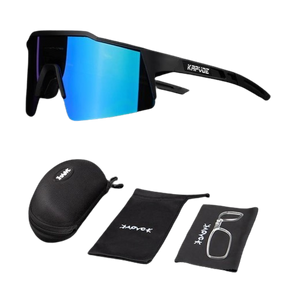 Óculos de Ciclismo & Corrida UV400 Slide Kapvoe Preto