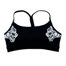 Top Esportivo Feminino Fitness Wolves Preto