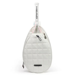 Mochila para Raquete de Beach Tennis e Padel - Raqueteira Profissional Padrão Branco