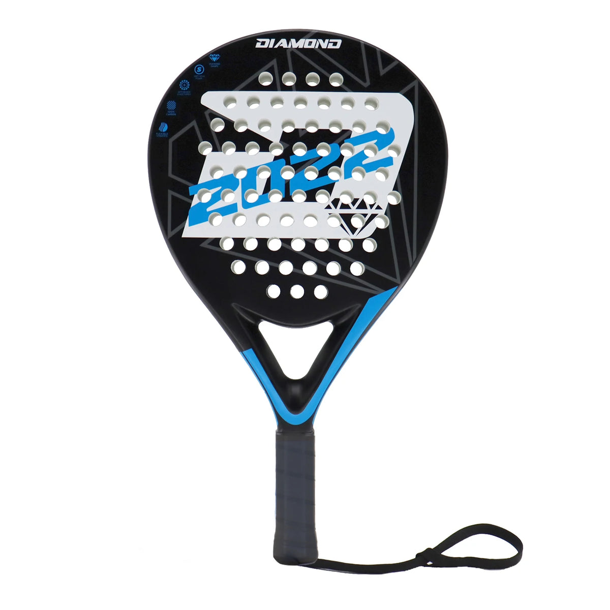 Raquete de Padel Full Carbon Diamond Intermediário Azul