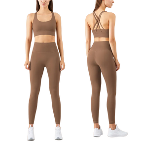 Conjunto Fitness Legging Sem Costura Quick Dry