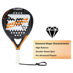 Raquete de Padel Full Carbon Diamond Intermediário