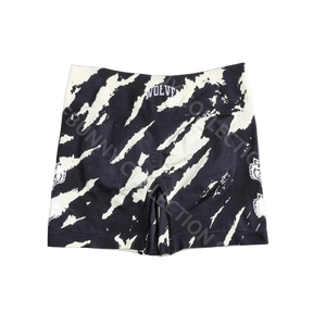 Short Fitness Feminino Wolves para Treino Branco