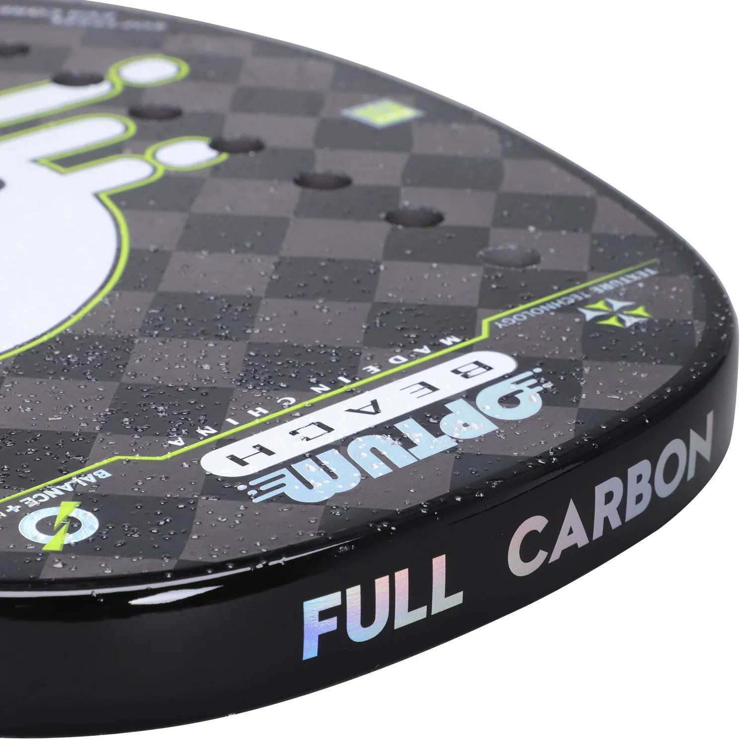 Raquete de Beach Tennis 18k Optum Carbon Fortress Pro