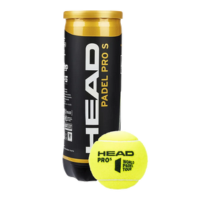 Kit Bola Head Padel Performance Tubo 3 Unidades Head Padel Pro S