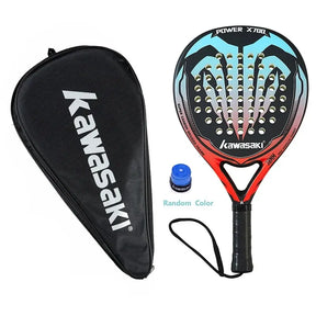 Raquete de Padel Tennis 3K Carbon Fiber Kawasaki Vermelho (X700)