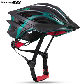 Capacete para Ciclismo com LED Ultra Light MTB Cycabel Verde
