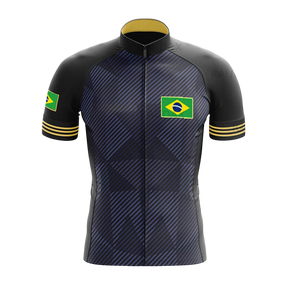Camisa de Ciclismo Masculina do Brasil - BR Ciclismo BR2