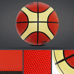 Bola de Basquete Couro Profissional Molten XJ1000