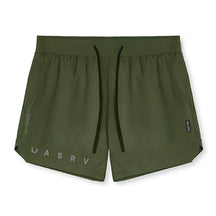 Short de Corrida Fitness Masculino Pursuit Verde Militar