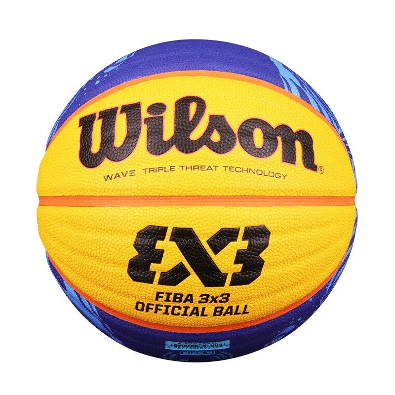Bola de Basquete de Couro Wilson FIBA Profissional Yellow Amarelo
