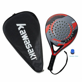Raquete de Padel Tennis 3K Carbon Fiber Kawasaki Vermelho (X600)