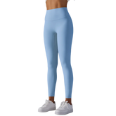 Calça Legging Fitness Feminina Workout Sports Azul Claro