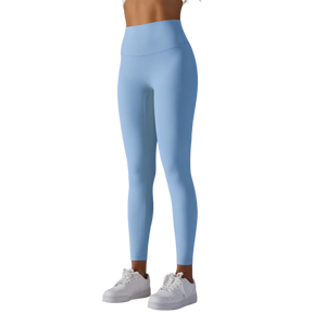 Calça Legging Fitness Feminina Workout Sports Azul Claro