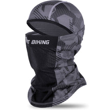 Balaclava Camuflada Respirável com Proteção UV400 Cinza