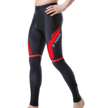 Calça Ciclismo X-Tiger Profissional com Absorção de Suor e Almofada Gel 5D Vermelho