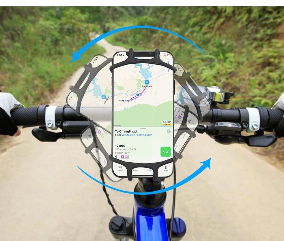 Suporte Universal de Celular para Bicicleta Safety Flexível