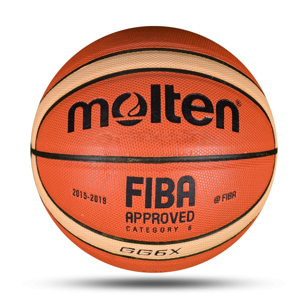 Bola de Basquete Molten Basketball FIBA de Couro Tamanho(Size) 6