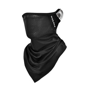 Balaclava Wosawe Máscara Bandana Elástica Ajustável Respirável Com Proteção UV50+ Preta