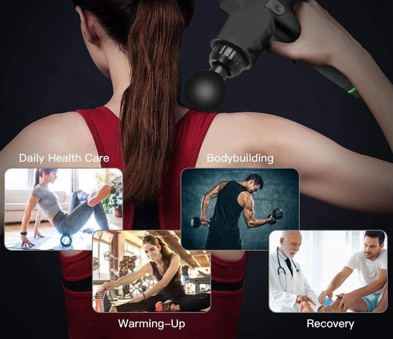 Maleta Kit Completo Pistola de Massagem - 30 Velocidades - RDI Sports