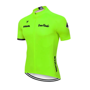 Camisa de Ciclismo Strava Classic Summer Verde