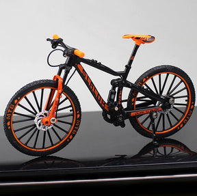 Miniatura de Bicicleta MTB e Speed de Metal MTB Laranja