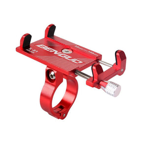 Suporte de Celular para Bicicleta Metal 360° Vermelho