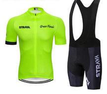 Roupa de Ciclismo Strava Classic Verde c Bretelle