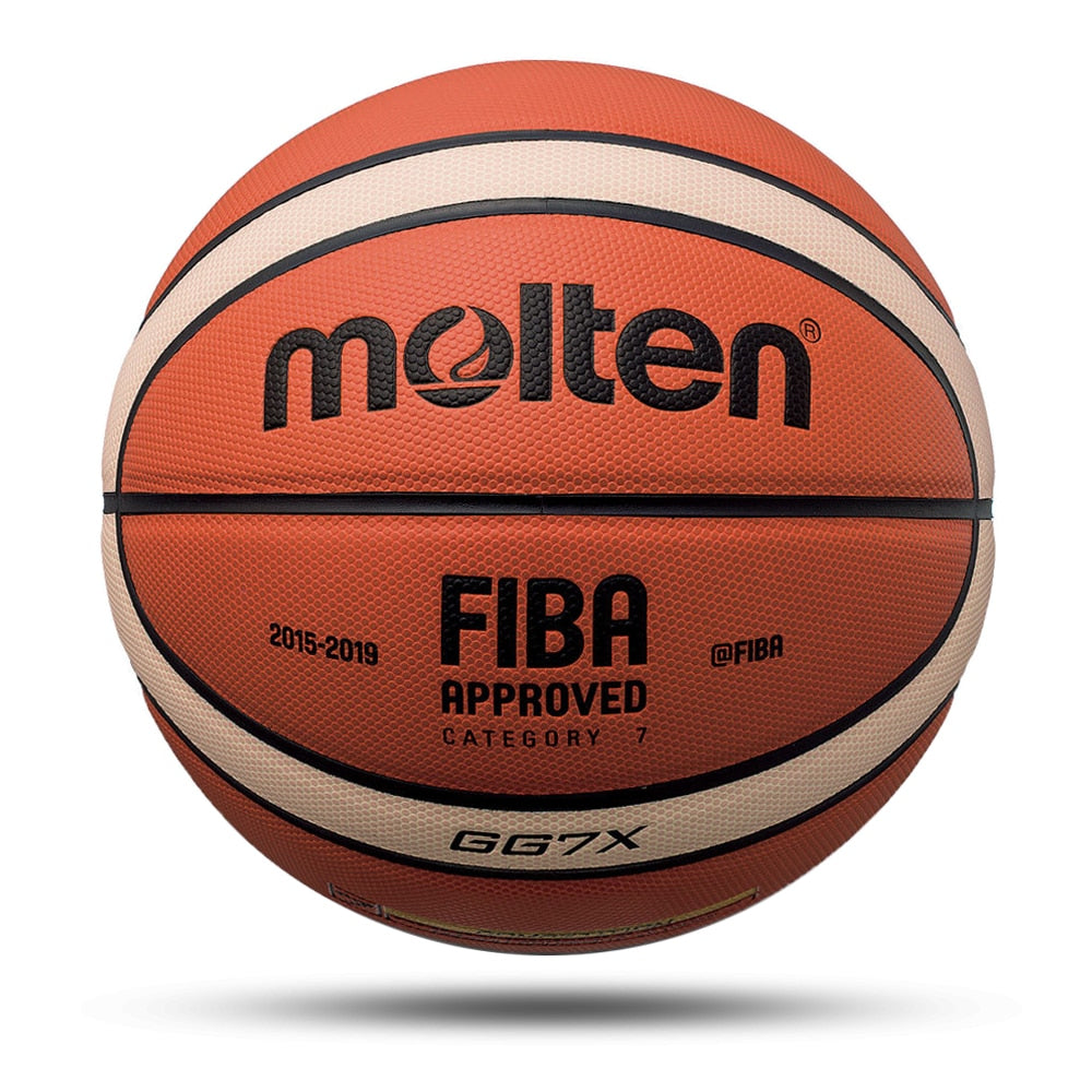 Bola de Basquete Molten Basketball FIBA de Couro Tamanho(Size) 7