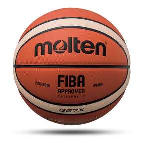 Bola de Basquete Molten Basketball FIBA de Couro Tamanho(Size) 7
