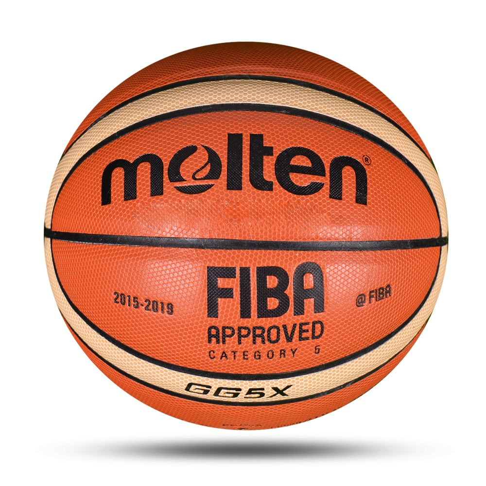 Bola de Basquete Molten Basketball FIBA de Couro Tamanho(Size) 5