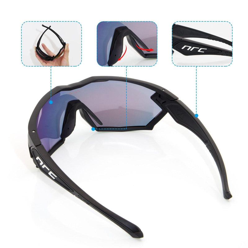 Óculos de Ciclismo Fotocromático Polarizado - RDI Sports