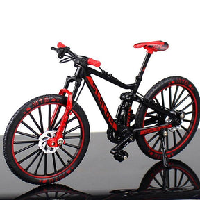 Miniatura de Bicicleta MTB e Speed de Metal MTB Vermelha
